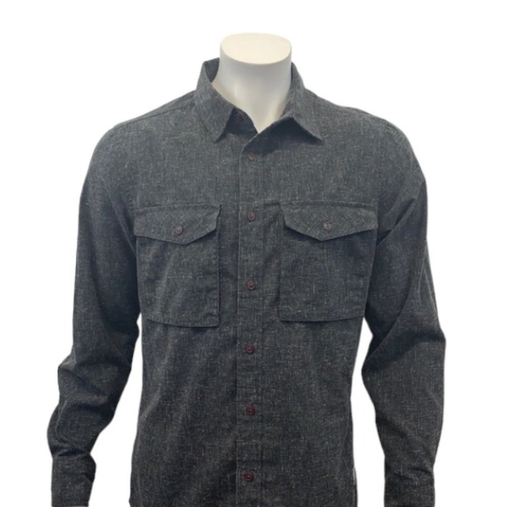 Billabong Grey Knit No. 73 Surfer Skate Shirt MD